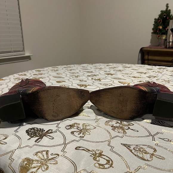 Ariat Serape Southwestern Ankle Boots 8.5B Western Cowgirl Festival Aztec boho - Picture 9 of 10